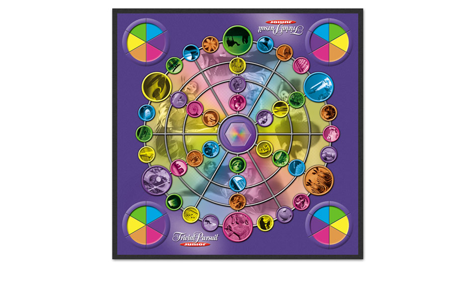 Trivial Pursuit Junior 5th Edition, game board.